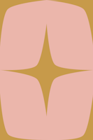 Apricity Starburst Yellow Pink ταπετσαρία