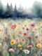 Moody Wildflower Meadow