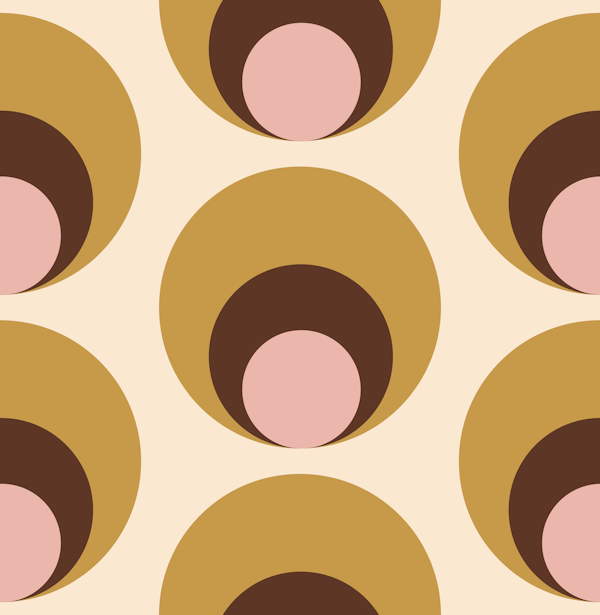 Apricity Retro Dots Beige