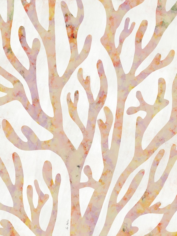 Sea coral silhouette