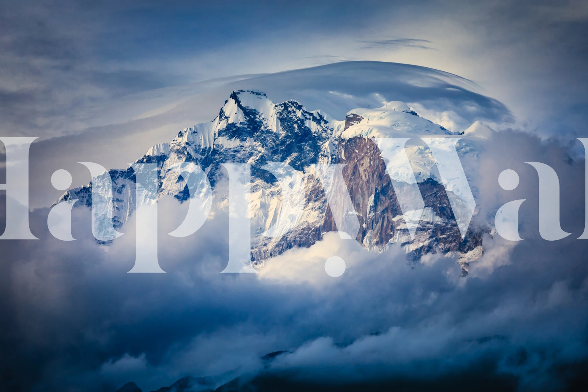 Annapurna Range tapet i et rum