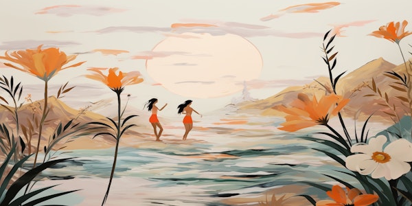 Summer Girls Impressionism