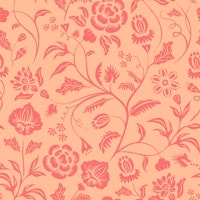 Art Nouveau Floral - Peach Fuzz ταπετσαρία