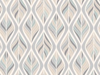 Abstract Boho feathers soft wallpaper