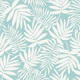 white palm leaves on baby blue
