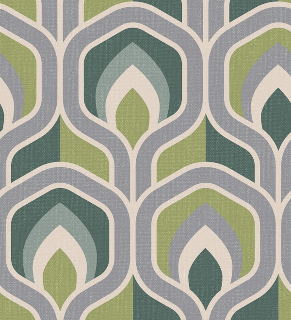 Seventies retro flame green