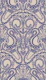 Folk octopus damask ink blue