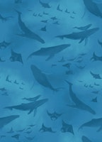 Ocean - cerulean ταπετσαρία