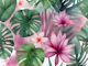 Moody Tropical Jungle Magenta