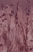 Moody Tropical Jungle Magenta wallpaper