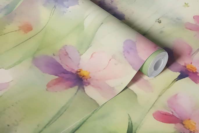 Dreamy Wildflowerswallpaper roll