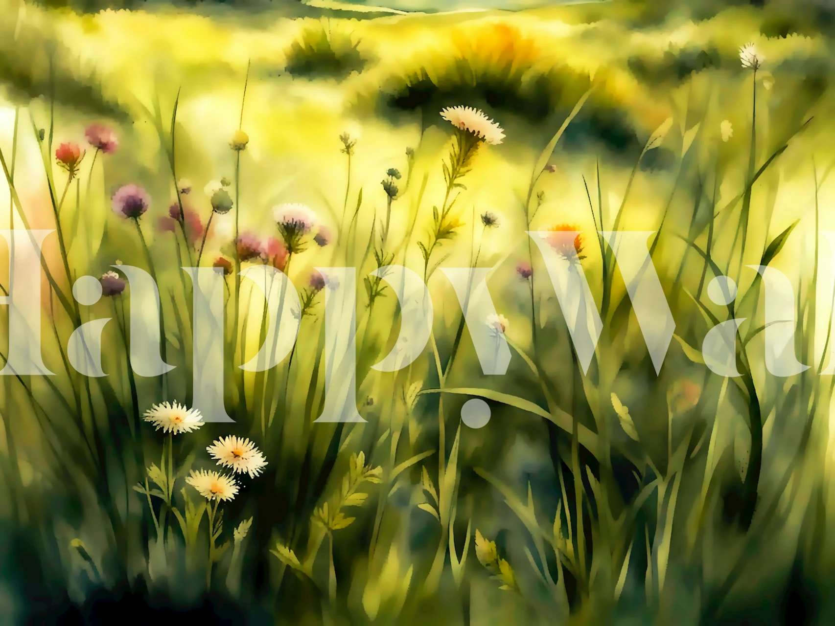 Dizajn tapeta Moody Summer Grass