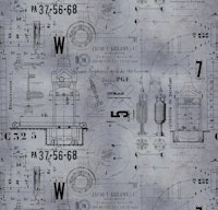 Historic Construction And Technology Grey tapete