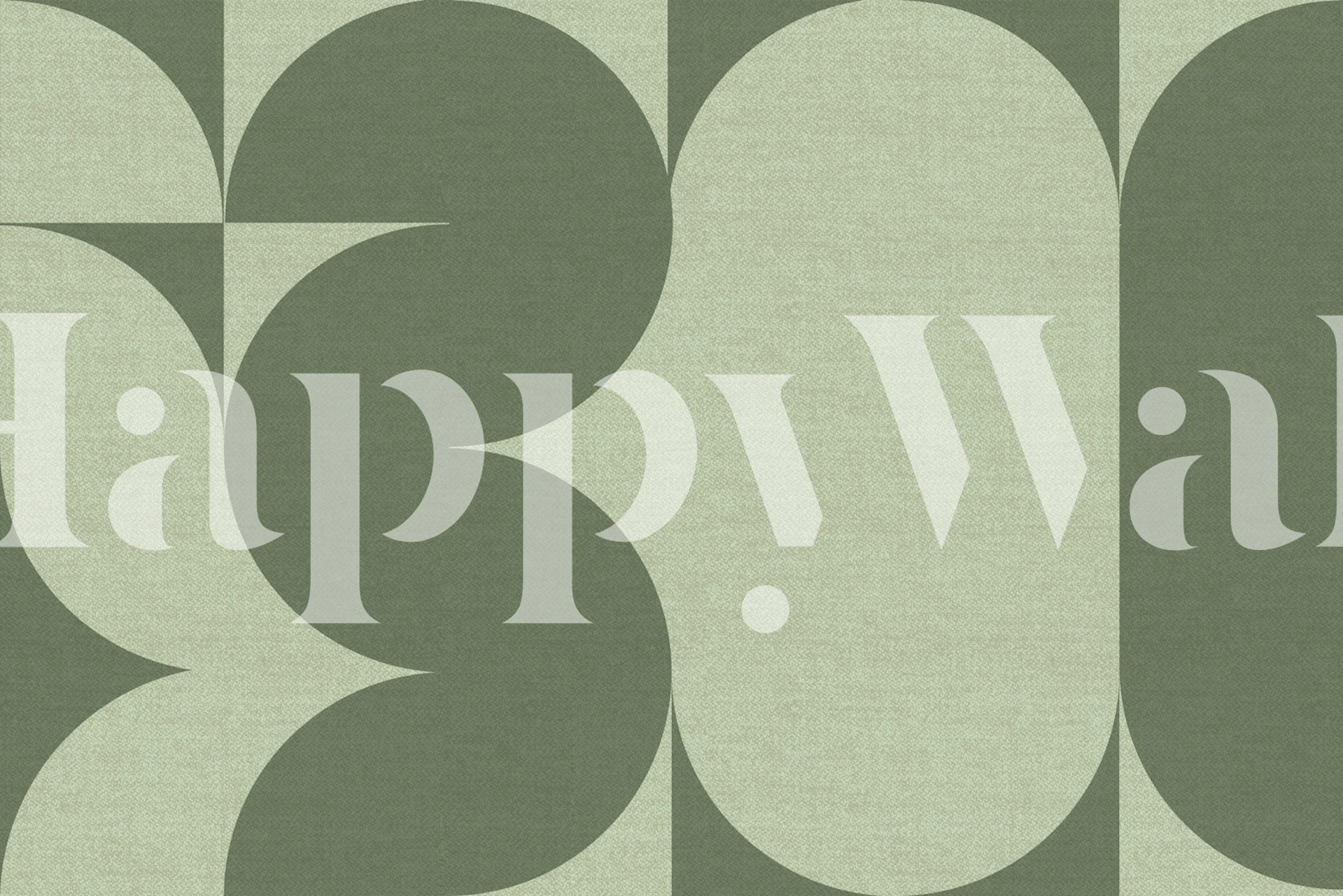 Mid-Century Linen Collage tapet med abstrakt geometriskt mönster i lugnande nyanser.