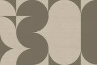 Neutral Retro Linen Collage tapete