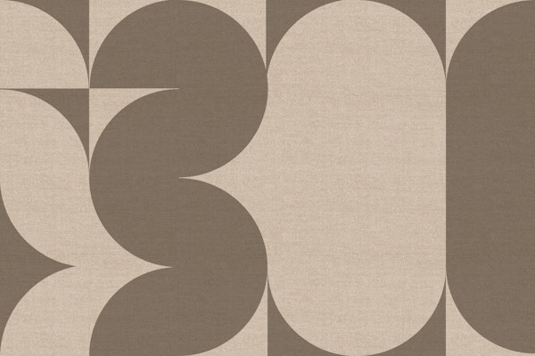 Neutral Retro Linen Collage