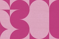 Magenta Pink Retro Linen Collage tapete