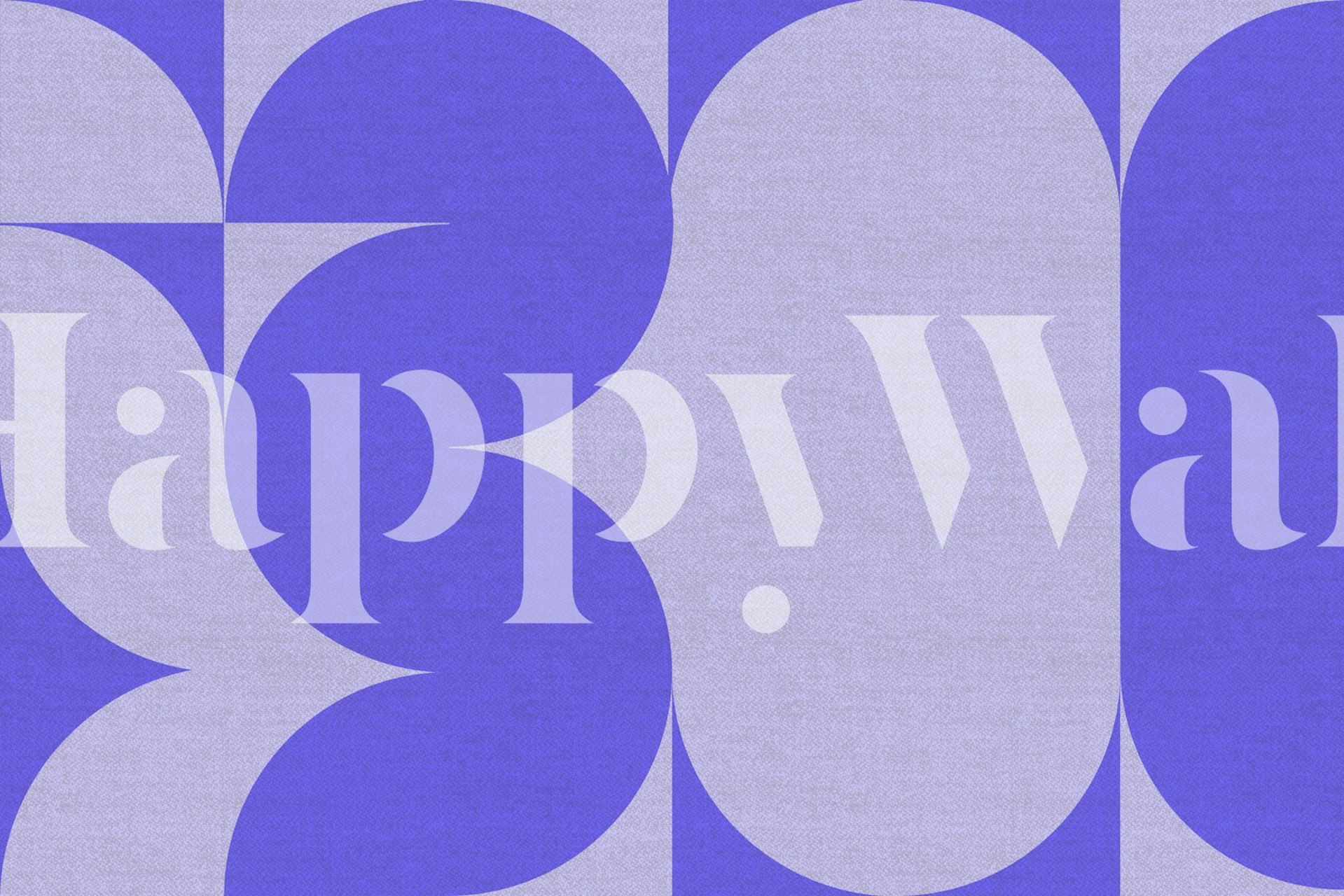 Lilac Retro Linen Collage Tapete in einem Raum