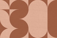 Warm Retro Linen Collage tapete