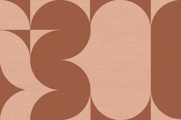 Warm Retro Linen Collage