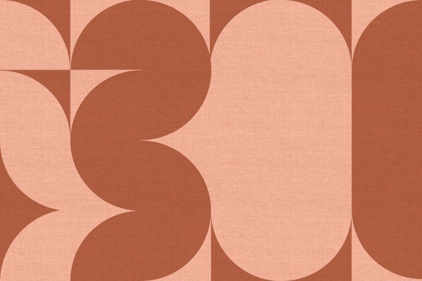 Warm Retro Linen Collage