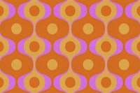 Vivid 70s Retro Linen tapete