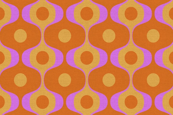Vivid 70s Retro Linen