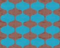 Vivid 70s Retro Linen Pattern behang