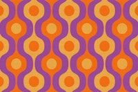 Crazy 70s Retro Linen Pattern tapete