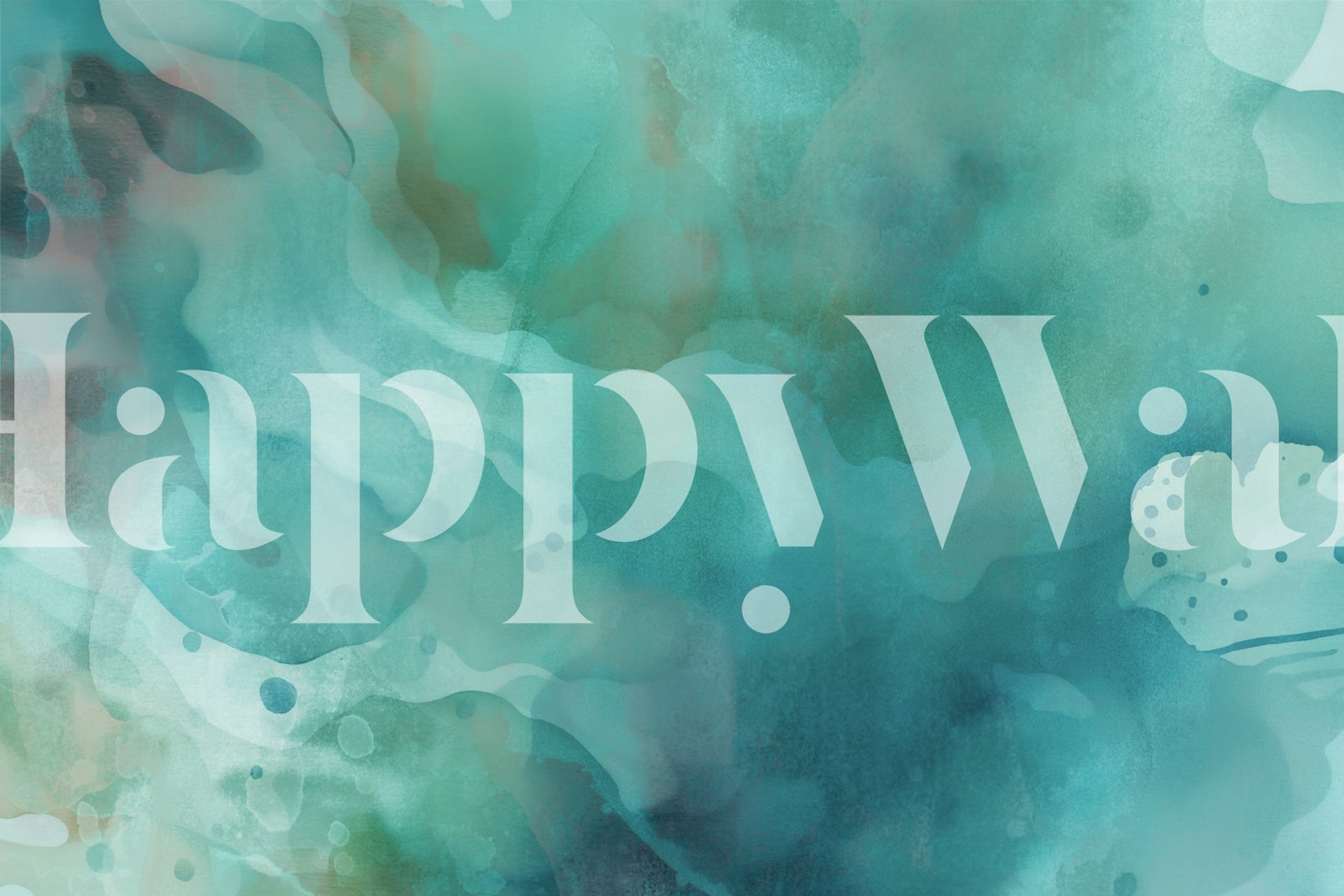 Moody Ocean tapet vist i et rum