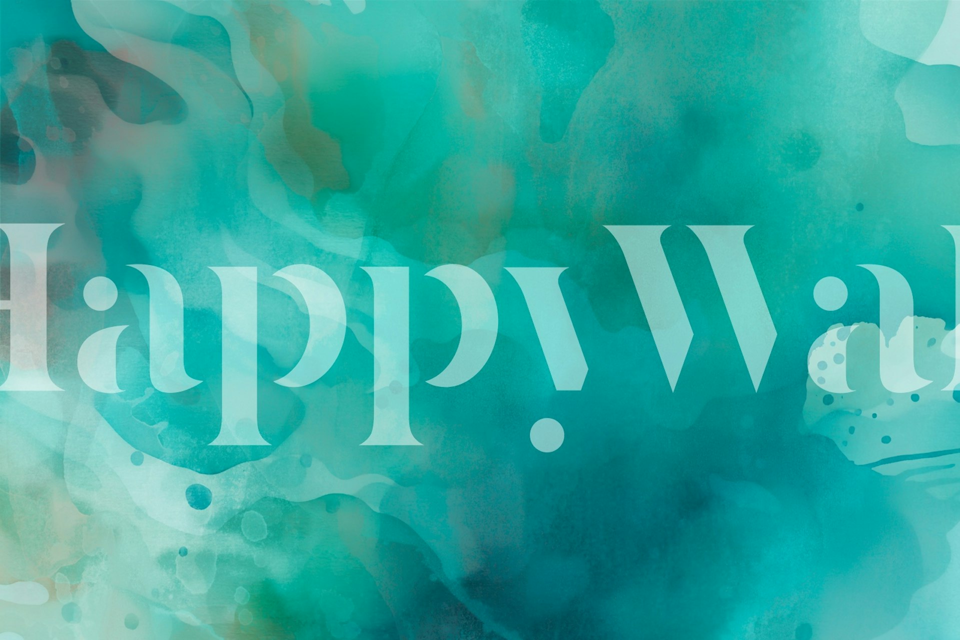 Carta da parati Moody Ocean esposta in una stanza