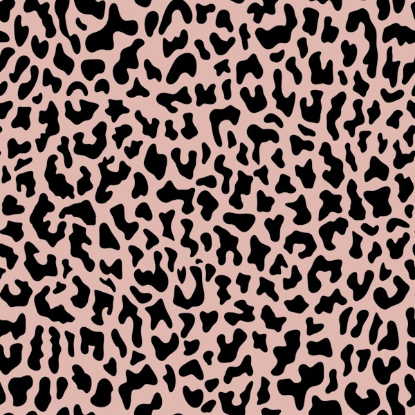 Leopard Print on Brown-Pink