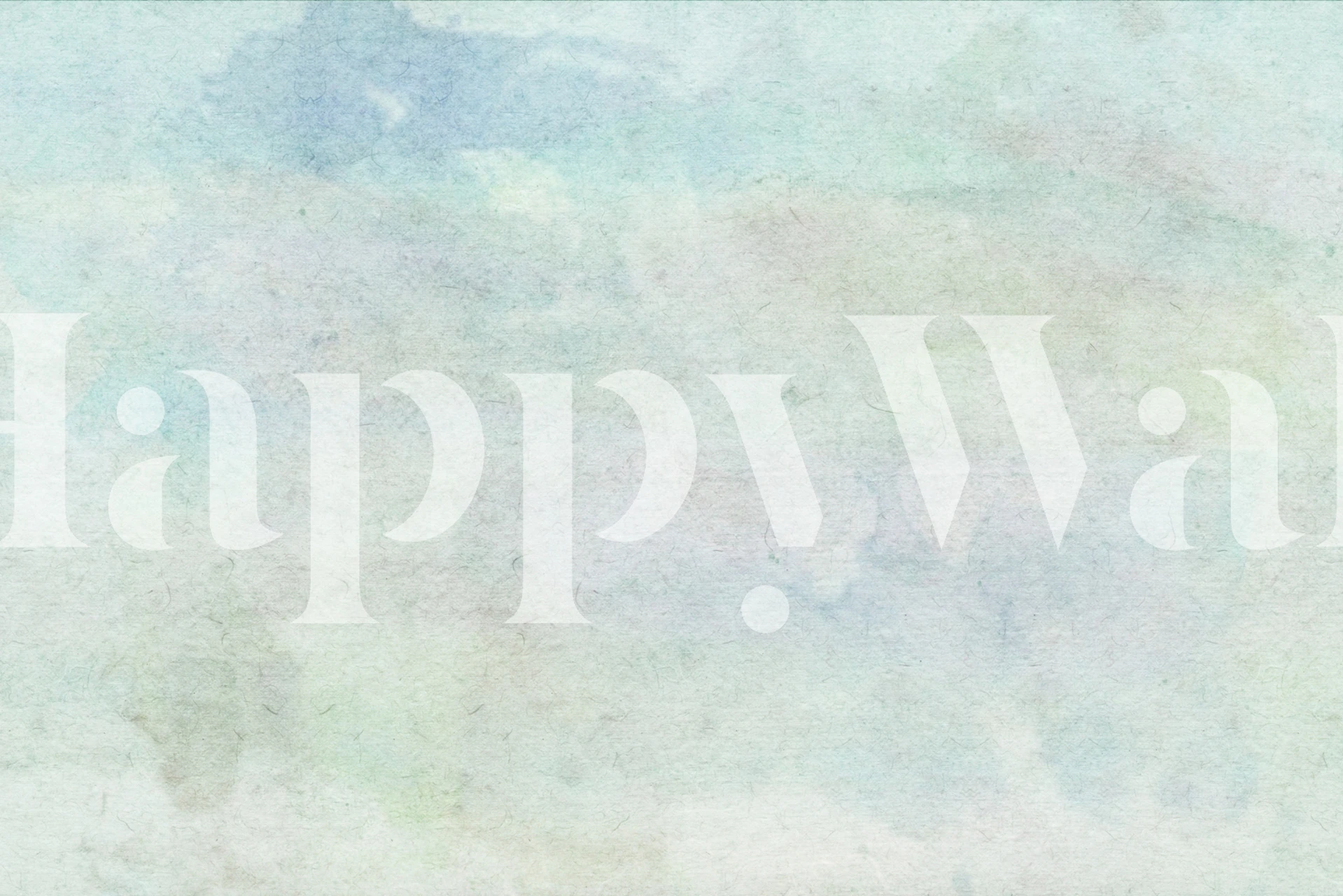 Pastel watercolor cloud pattern wallpaper