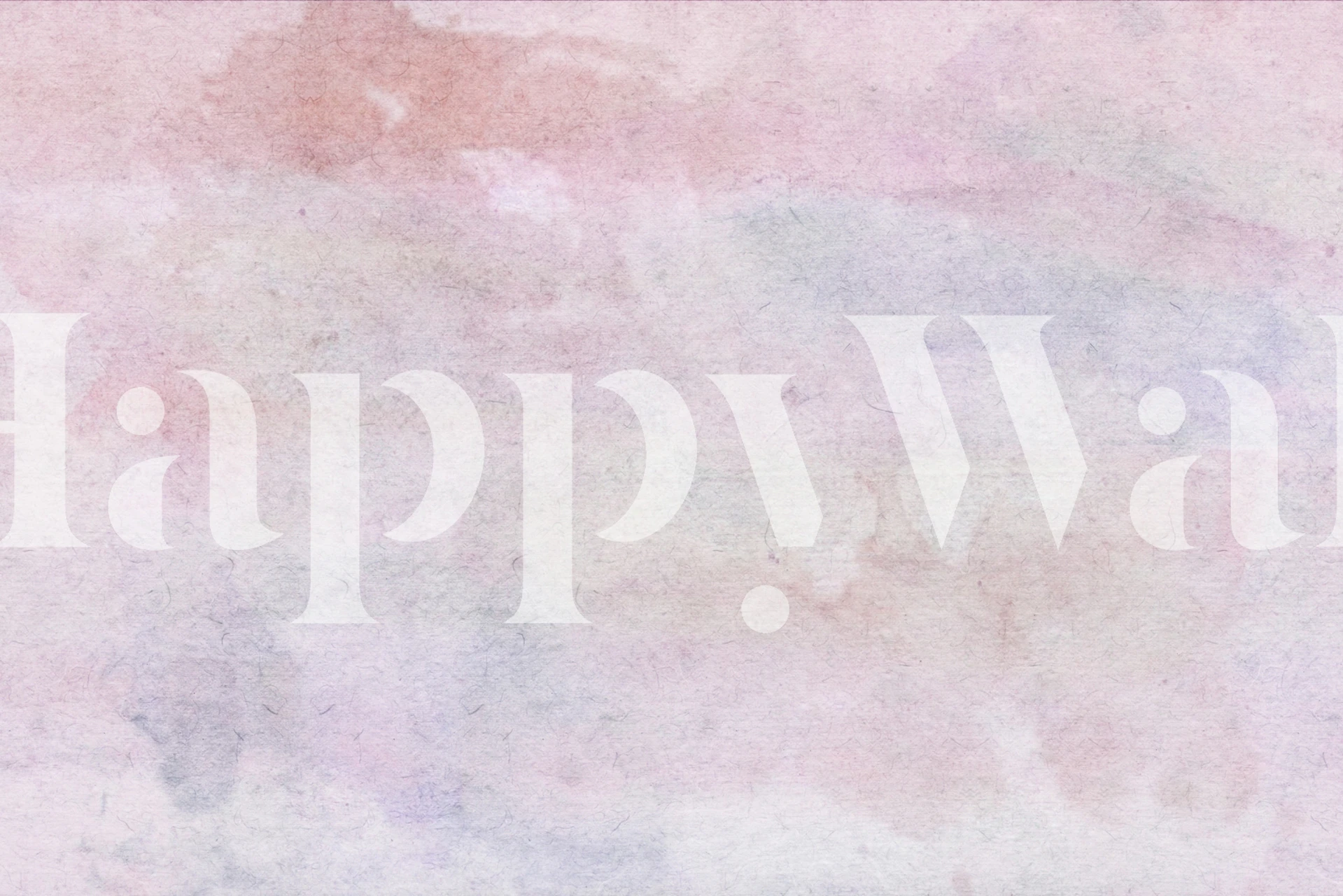 Zacht pastelkleurige zonsopgangmuurschildering in Japanse stijl