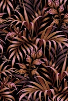 Tropical Garden - Burnt Orange behang
