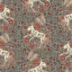 Medieval unicorn vintage earth tone