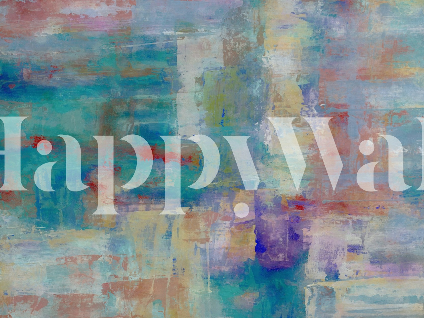 Abstract colorful pattern in pastel shades wallpaper