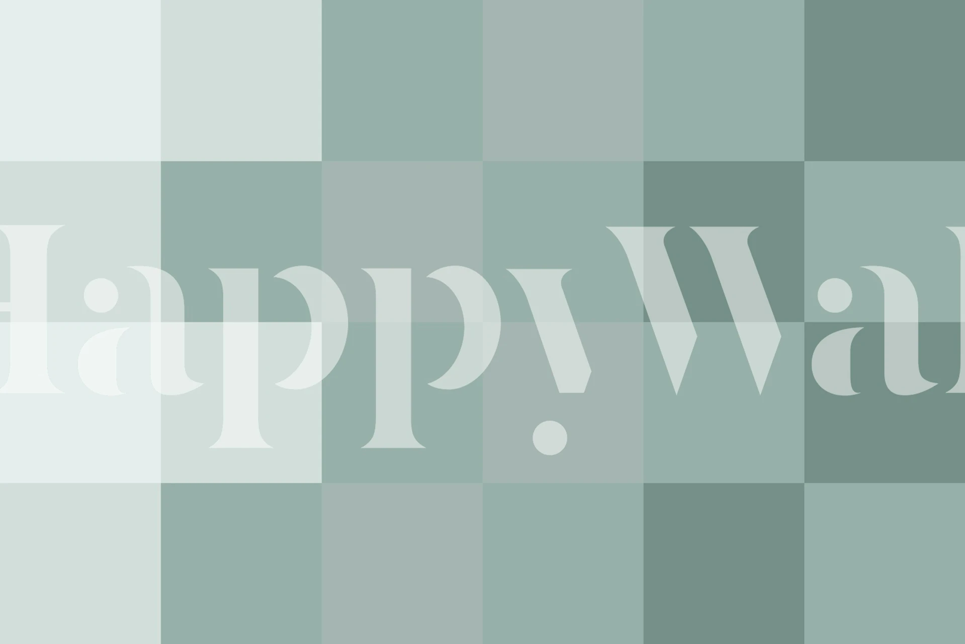 Papier peint à motif damier vert sauge