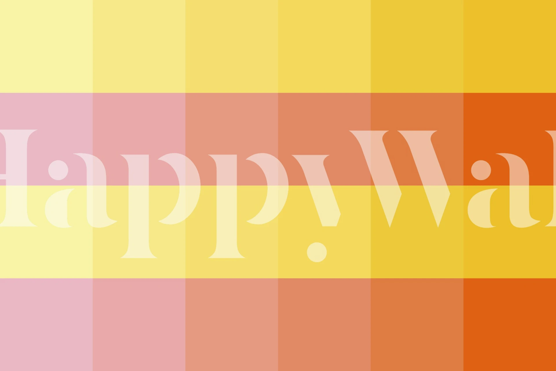 Colorful geometric checkerboard pattern wallpaper in yellow and pink shades