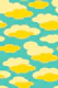 DAYDREAM Fluffy Yellow Cream Sky Clouds