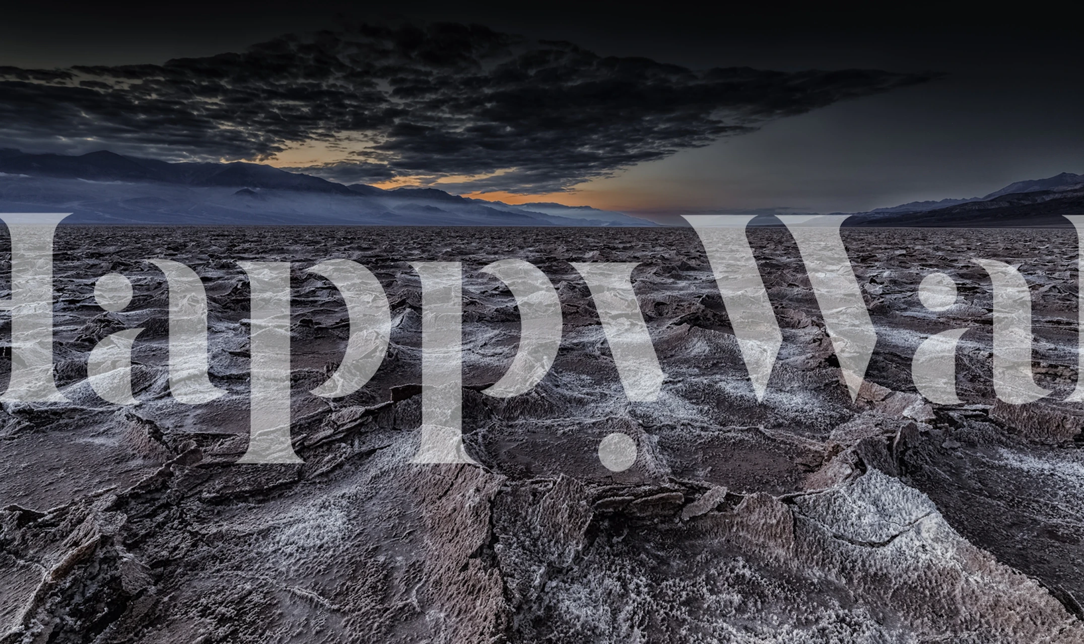 Broken Tales wallpaper displayed in a room