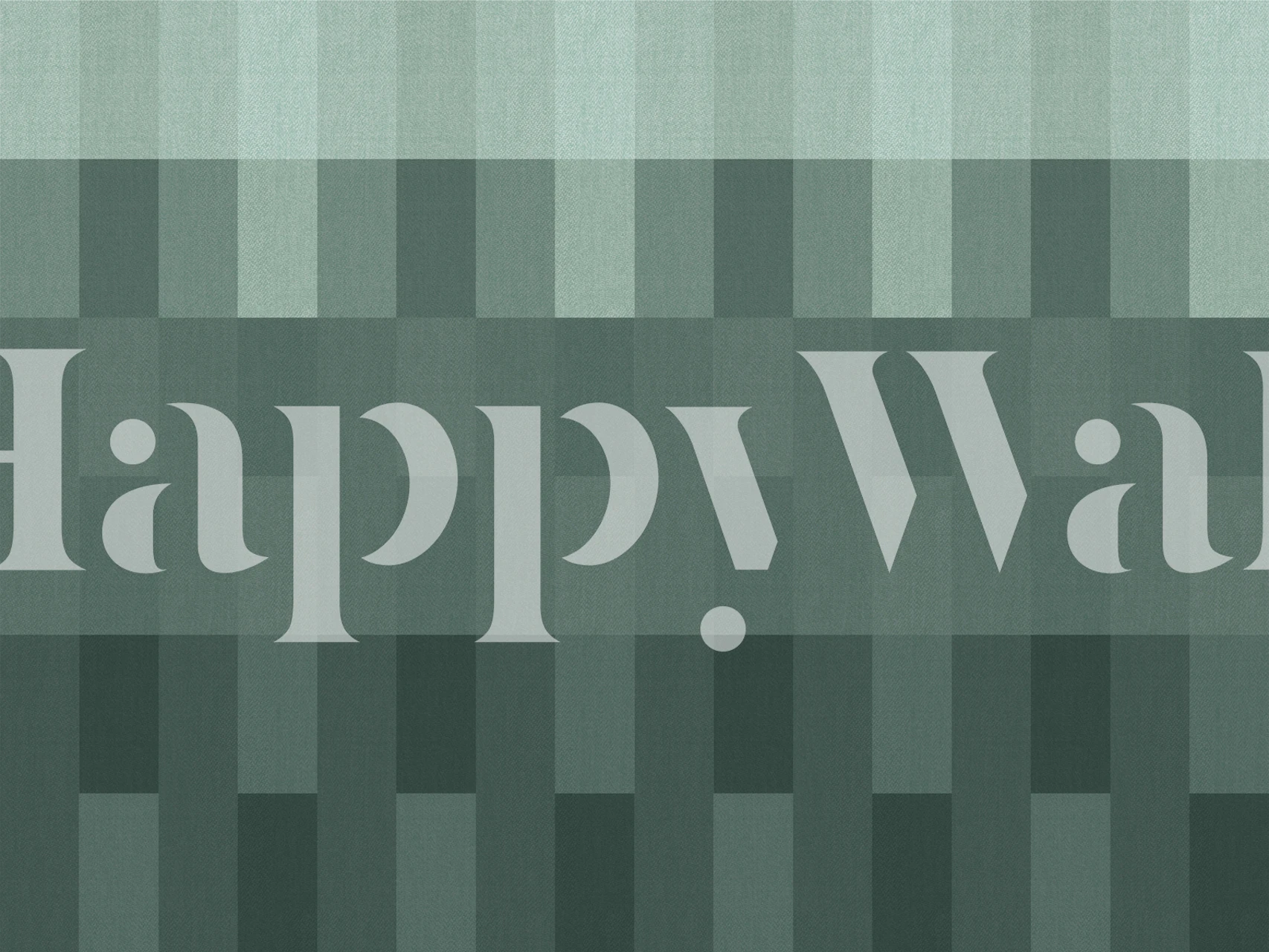 Green Art Deco Minimalistisch fotobehang met geometrische vormen