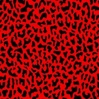 Leopard Print on Red wallpaper