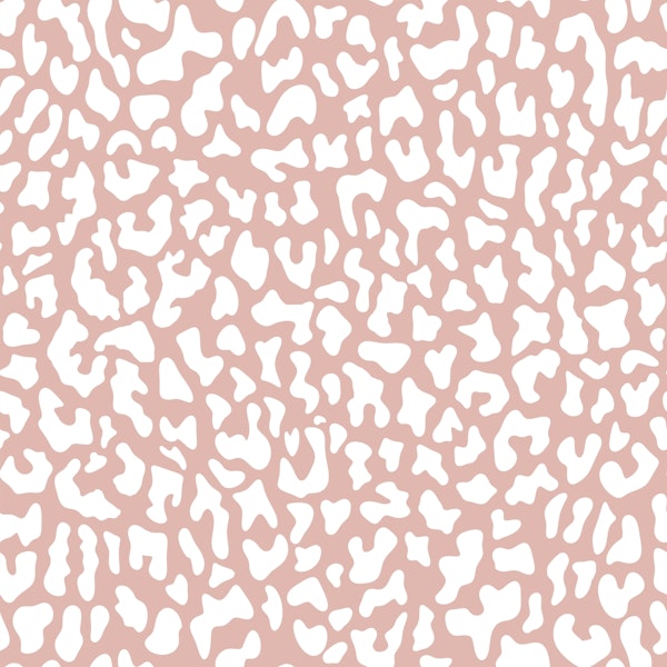 Pastel Pink Leopard Print