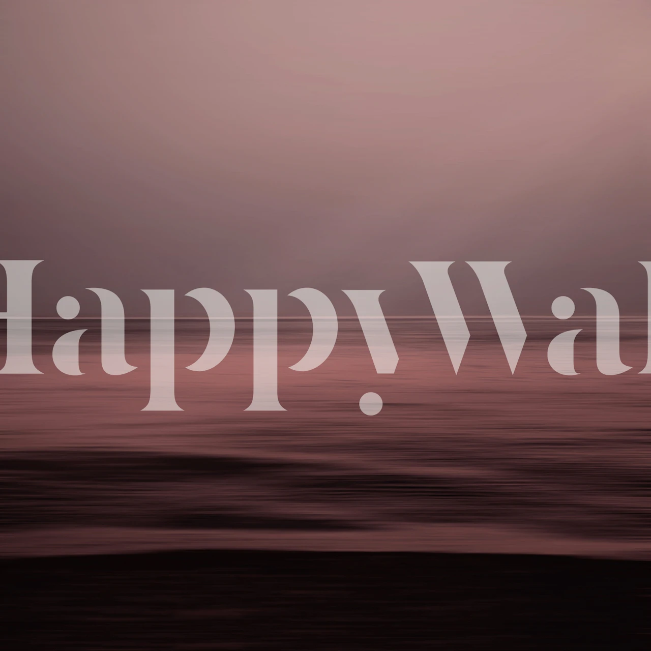 Ταπετσαρία Ruby Red Seascape εμφανίζεται σε ένα δωμάτιο