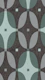 Retro oval geometric black grey green