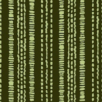Hand drawn boho stripe jungle green tapet