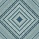 Retro lounge diamond teal