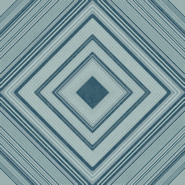 Retro lounge diamond teal