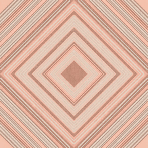 Retro lounge diamond peach